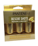 pantene rescue shots 3 x 15 ml repair & protect