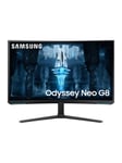 32" Samsung Odyssey G8 - 3840x2160 (4k / UHD) - 240Hz - VA (With Quantum Mini-LED) - HDMI 2.1 - Curved - 1 ms - Näyttö