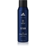 Adidas UEFA Champions League Star Spray deodorant Med 48 timers effektivitet til mænd 150 ml