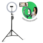 4smarts LoomiPod XL Tripod Selfie Ring Light LED & Green Screen