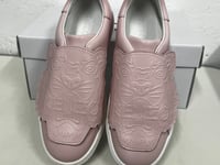 KENZO KIDS Trainers Pink Lion Detail Leather Size 33 / UK 1 / US 2 HL 179