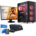 Sedatech Pack PC Pro Gaming Watercooling • AMD Ryzen 7 7700X • RTX4070 • 32 Go DDR5 • 2To SSD M.2 • Windows 11 • Moniteur 24