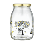 Muurla Mumin glasburk 1 L Apples
