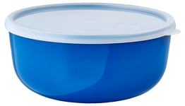Mepal – Kitchen Storage Bowls Lumina – Food Storage containers with lid Suitable for Fridge, Freezer, steam Oven, Microwave & Dishwasher – Bowl with lid – 3000 ml – Vivid Blue