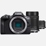 Appareil photo hybride Canon EOS R100 + objectif RF-S 18-45mm IS STM + objectif RF-S 55-210mm IS STM