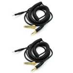 2X Replacement Audio Cable for Audio-Technica ATH M50X M40X Headphones2167