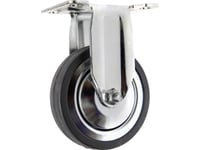 Toolcraft To-5137932, Svart, Krom, 80 Kg, Gummi, 1 Styck, 10 Cm