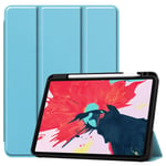 iPad Pro 11" Gen 1/2/3/4 Kolminkertainen kotelo - sininen