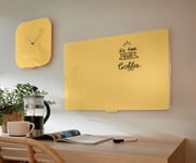 Leitz Cosy - Whiteboard-Tavla - Väggmonterbar - 800 X 600 Mm - Tempererat Glas - Magnetisk - Varmt Gul