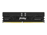 Kingston Fury Renegade Pro - Ddr5 - Sats - 128 Gb: 4 X 32 Gb - Dimm 288-Pin - 3000 Mhz / Pc5-48000 - Cl32 - 1.35 V - Registrerad - On-Die Ecc - Svart