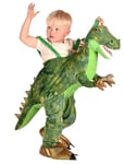 Jump-In Dinosaur Costume Toys Costumes & Accessories Character Costumes Green Den Goda Fen