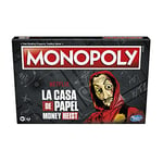 Monopoly: Netflix Maison de l'argent/La CASA de Papel Edition, Jeu de société pour Adultes et Adolescents à partir de 16 Ans, Version Anglaise