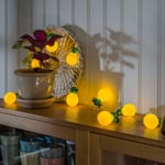 Konstsmide Season LED-valoketju Ananas, paristokäyttöinen
