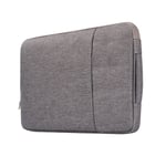 Pochette Effet Jean 15" pour Mac PC Housse Protection Sacoche Ordinateur Portable 15 Pouces - GRIS