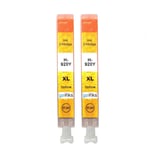2 Yellow Ink Cartridges to repalce HP 920Y (HP920XL) non-OEM / Compatible