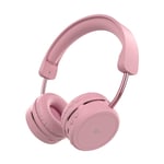 KitSound KSMEXPI Metro X Wireless Bluetooth On-Ear Headphones with Track Controls , Microphone and Call Handling - Pink, 18.0 cm*16.3 cm*6.5 cm