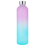 Minimalistisk Motivational Vattenflaska med Tidsmarkör 1000ml Rosa