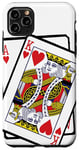 Coque pour iPhone 11 Pro Max King & Ace of Hearts fête ses 21 ans