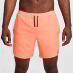 Nike Dri-FIT Stride 2in1 7 Inch Shorts XXL Orange - Handla nu på Loparshop.se!