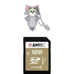 Pack Support de Stockage Rapide et Performant : Clé USB - 2.0 - Série Licence - Hanna Barbera - 16 Go + Carte MicroSD - Gamme Elite Gold - Classe 10-128 GB