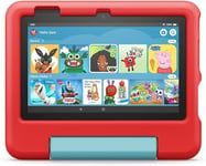 Amazon Fire 7 Kids ablet | 7" display | Ages 3-7 | 32 GB | Red | 12th Gen 2022