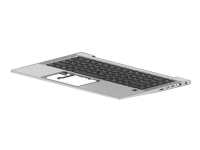 HP - Erstatningstastatur for bærbar PC - med pekepinne, ClickPad - International English - med toppdeksel - for EliteBook 840 G7