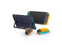 Spigen Nano Pop, Omslag, Nintendo, Marinblå, Gul, Polykarbonat, Termoplastisk Polyuretan (Tpu), Nintendo Switch