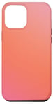 Coque pour iPhone 12 Pro Max Esthétique Aura Mignon Dégradé Pink Et Orange