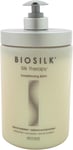 Biosilk Silk Therapy Conditioning Balm for Unisex 25 Oz Conditioner, White, 739M