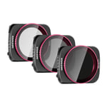 Neewer Camera Lens Filter Neutral Density/Polarizing 2 in 1 Filter Compatible with DJI Mavic Air 2 Lens, Multi-coated Filters Pack Accessories ND4/PL, ND8/PL, ND16/PL Filter(3 Packs) Polarized