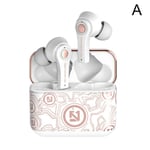 Bluetooth 5.0 Wireless Headphones Earphones With A White
