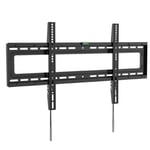 Brateck BRATECK 37"-80" Fixed Wall Mount TV Bracket. Max load: 50Kgs. VESA support up to 800x400. Built-in Bubble Level. Curved Display Compatible. Colour: Black.