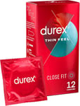 Durex Thin Feel Close Fit Condoms 12pk