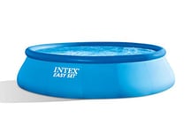 Intex Kit Piscine Piscine Support Easy, certifié TÜV/GS, Bleu, Ø 457 x 107 cm