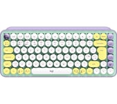 LOGITECH POP Keys Wireless Mechanical Keyboard - Daydream Mint, Yellow,Green,Purple,White