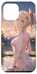 Coque pour iPhone 13 Pro Max Belle Anime Waifu Girl