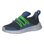 Adidas LITE Racer Adapt 5.0 K Sneaker, Altered Blue/Shadow Navy/Solar Green, 6 UK Child