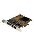 StarTech.com 4-Port PCIe Gigabit Network Adapter Card
