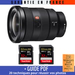 Sony FE 16-35mm f/2.8 GM + 2 SanDisk 32GB UHS-II 300 MB/s + Guide PDF ""20 TECHNIQUES POUR RÉUSSIR VOS PHOTOS