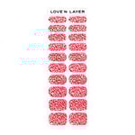 Love'n Layer Leo Lady Red Självhäftande nagellack