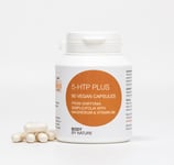 Vegan 5-HTP Plus, with Magnesium & vitamin B6, a safe precursor to serotonin.