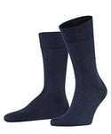 FALKE Men's Sensitive London M SO Cotton With Soft Tops 1 Pair Socks, Blue (Navy Melange 6127) new - eco-friendly, 8.5-11