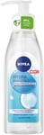 NIVEA Hydra Skin Effect Micellar Wash Gel (150Ml), Cleansing Gel Face Wash for t