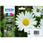 EPSON Epson Multipack Daisy T1806 Bläckpatroner - Svart / Cyan Magenta Gul