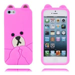 Apple Baby Bear (magenta) Iphone 5 & 5s Silikonskal
