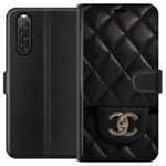 Sony Xperia 10 V Plånboksfodral Chanel Black