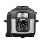 Ninja Foodi MAX Multi-Cooker [OP500UK], 9-in-1, 7.5L, Electric Pressure Cooker and Air Fryer, Brushed Steel and Black