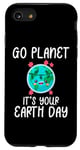 Coque pour iPhone SE (2020) / 7 / 8 Cute Earth Day Go Planet Earth Day