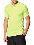 NIKE Men Academy19 Polo Poloshirt - Volt/Volt/White/White, M