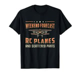 Weekend Forecast RC Planes RC Model Airplane Pilot RC Plane T-Shirt